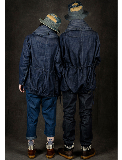 Купить KAPITAL - Куртка Kapital 10z Denim Ring Coat - RENEGADE с