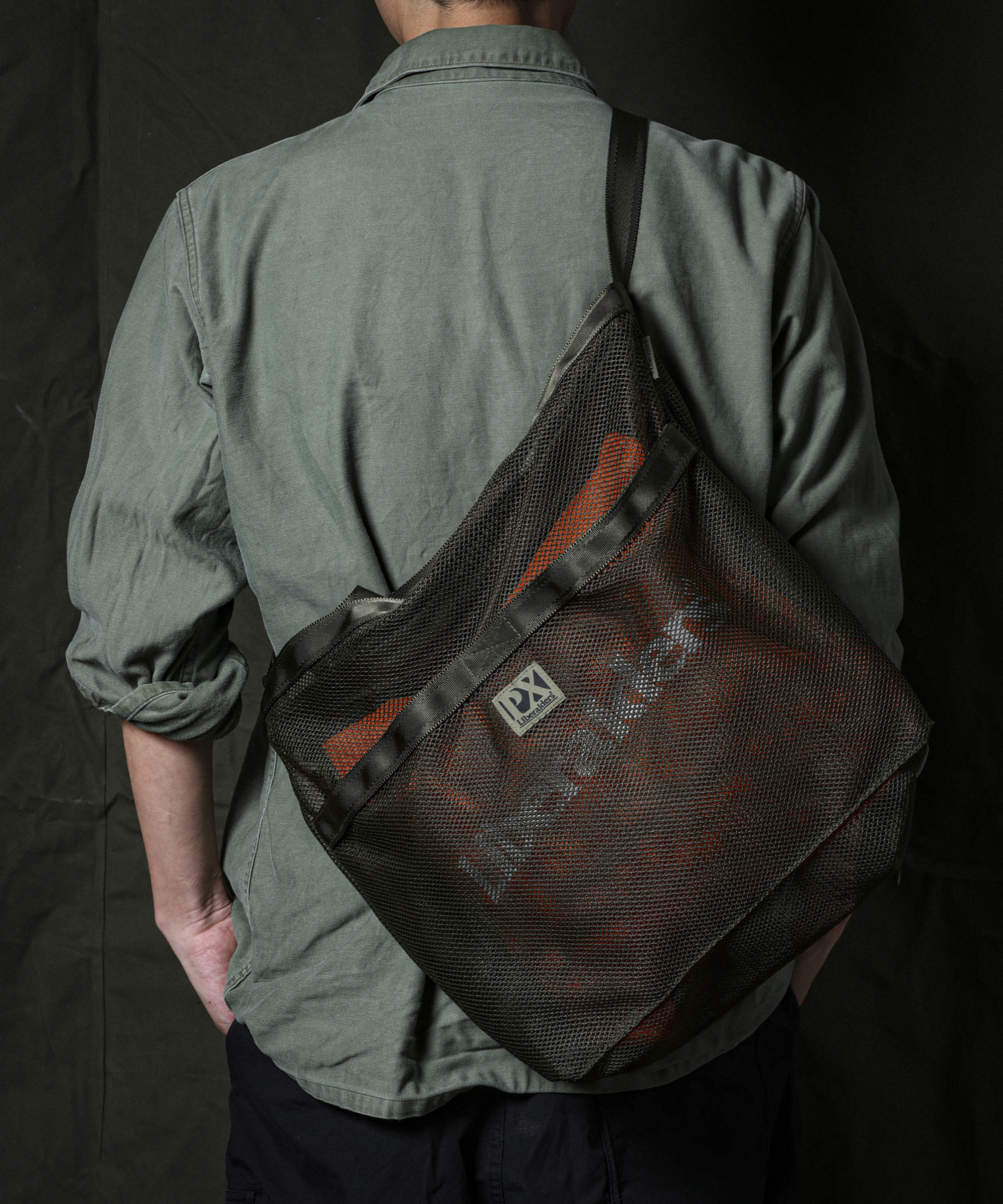 Купить LIBERAIDERS - Сумка Liberaiders PX Mesh Tote Bag Olive 
